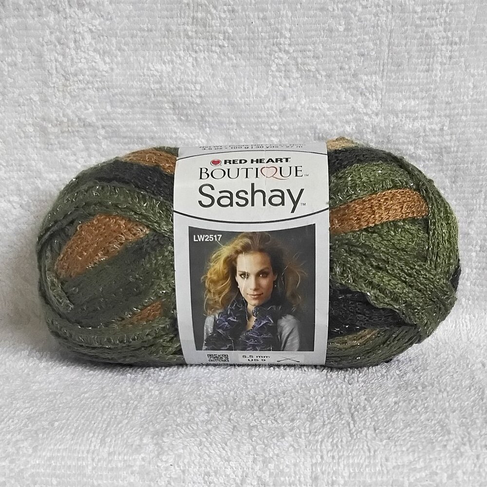 Red Heart Boutique Sashay LW2517 30yds Full Ball/Skein of Yarn CONGA 1956 BNIP!!
